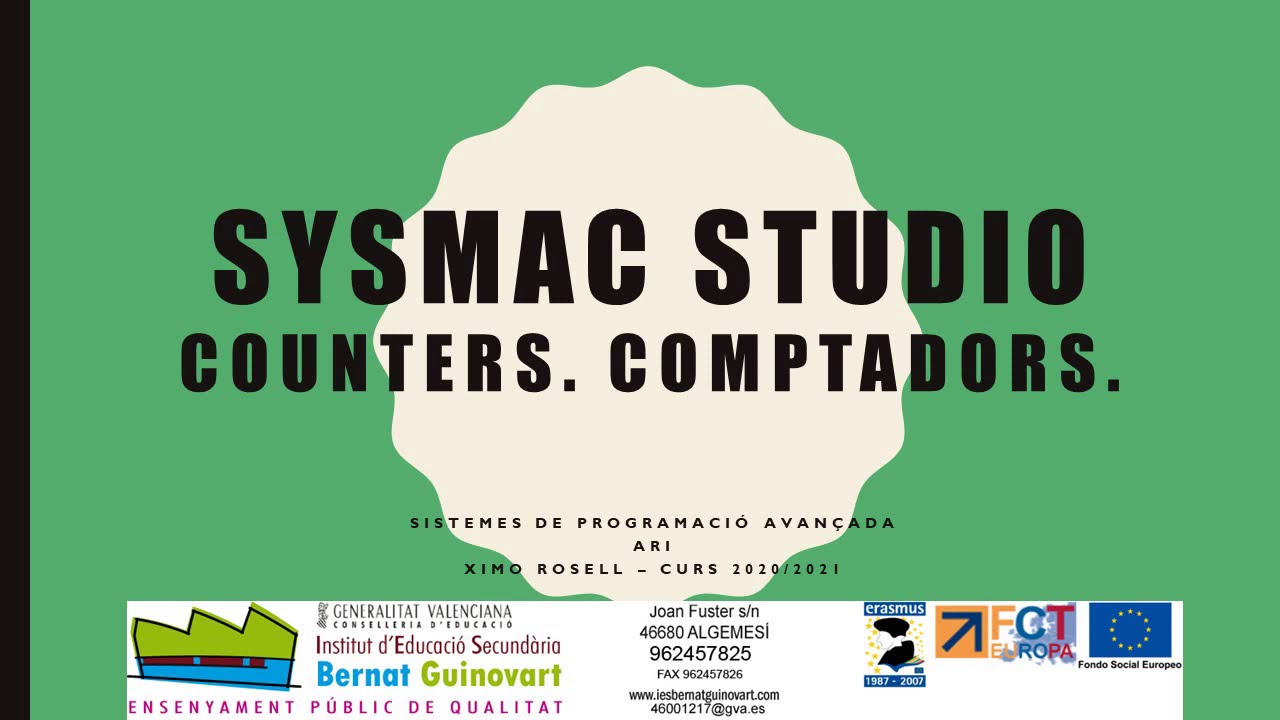 OMRON. Sysmac Studio. Comptadors. Counters. Inc, Dec, MOVE.
