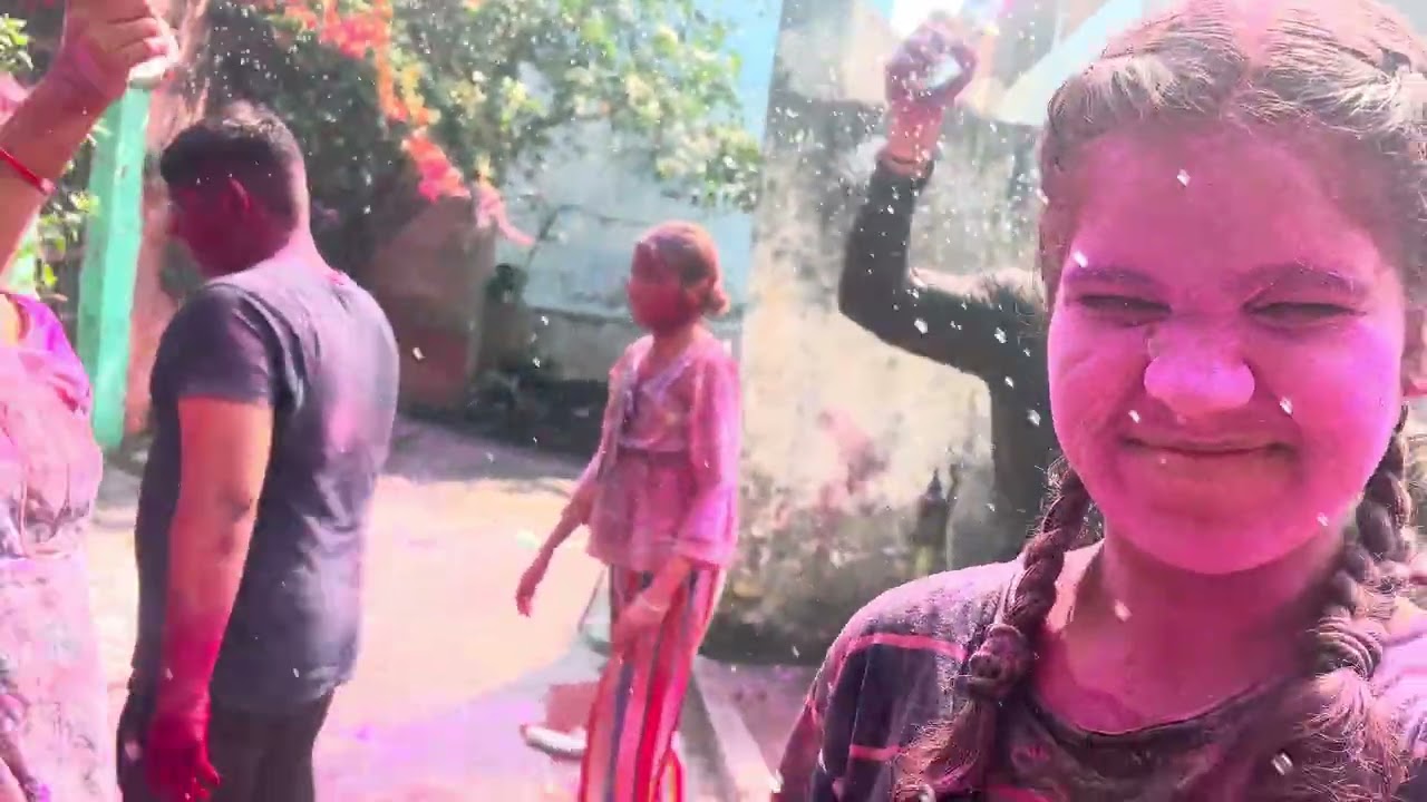 Holi Special Vlog: Ghar Par Rang, Paani Aur Masti! 🌈💦”