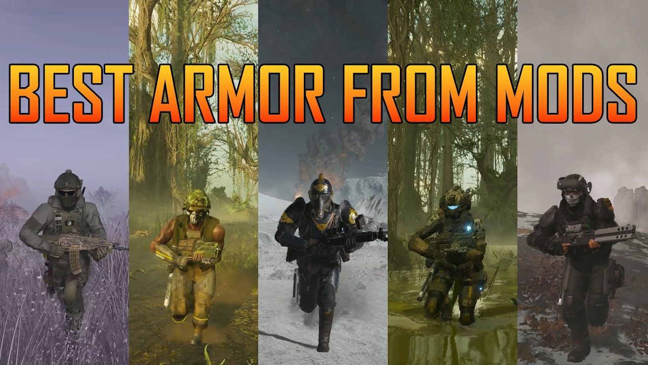 Helldivers 2 &bull; Showcase TOP 20 BEST ARMOR SETS from mods &bull; Best Mods &bull; Armor Customization
