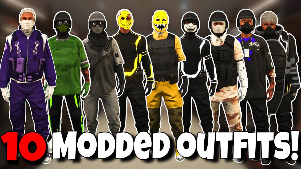 GTA 5 HOW TO GET 10 MODDED OUTFITS ALL AT ONCE! *AFTER PATCH 1.69* GTA Online