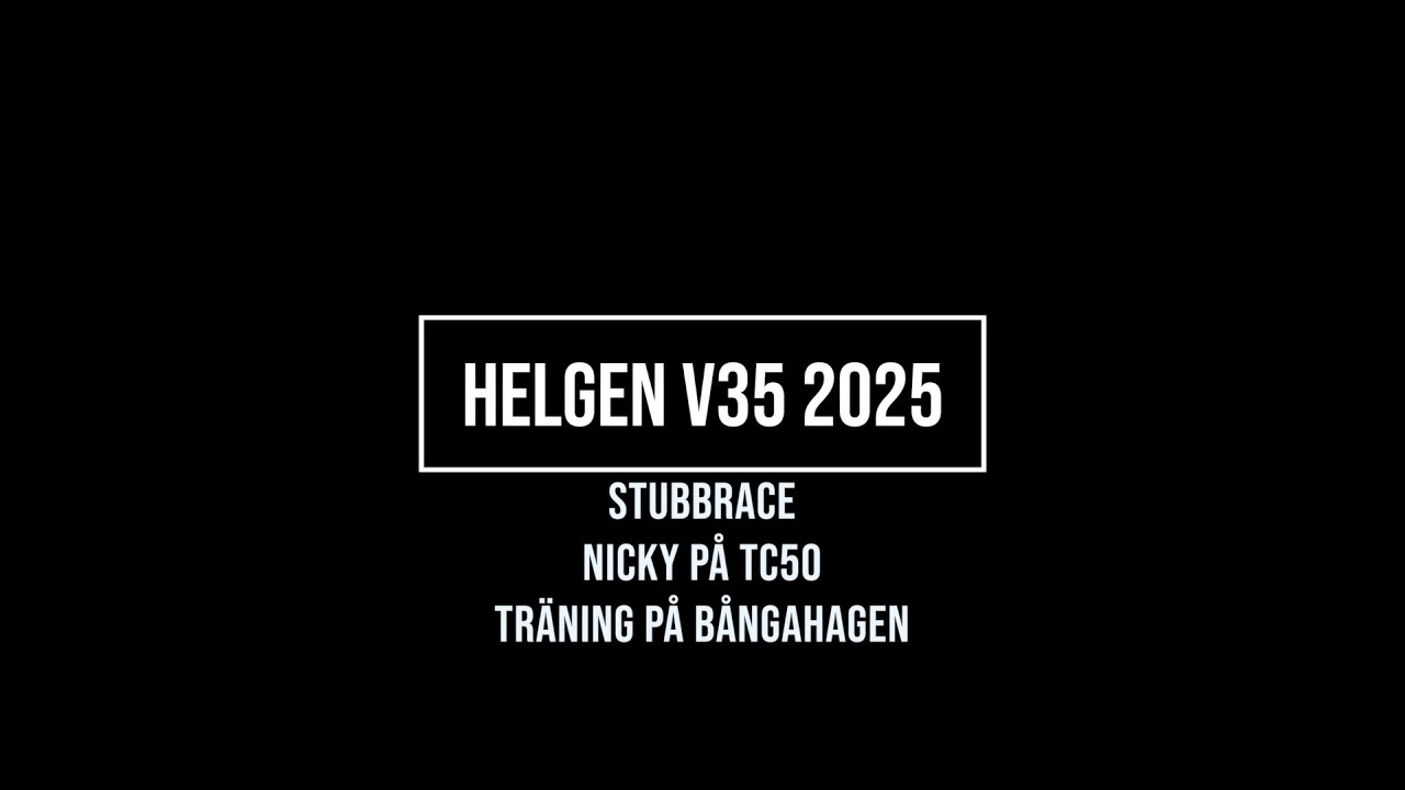 Stubbrace | Nicky på TC50 | Träning på Bångahagen