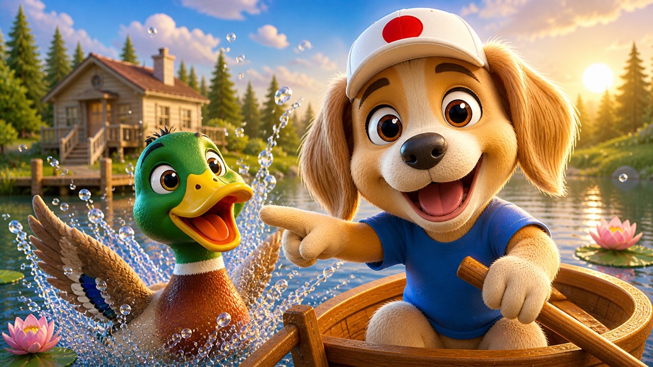 Nesia i kaczka 🦆🎶 | Piosenka dla dzieci &ndash; Świat Dziecięcych Piosenek
