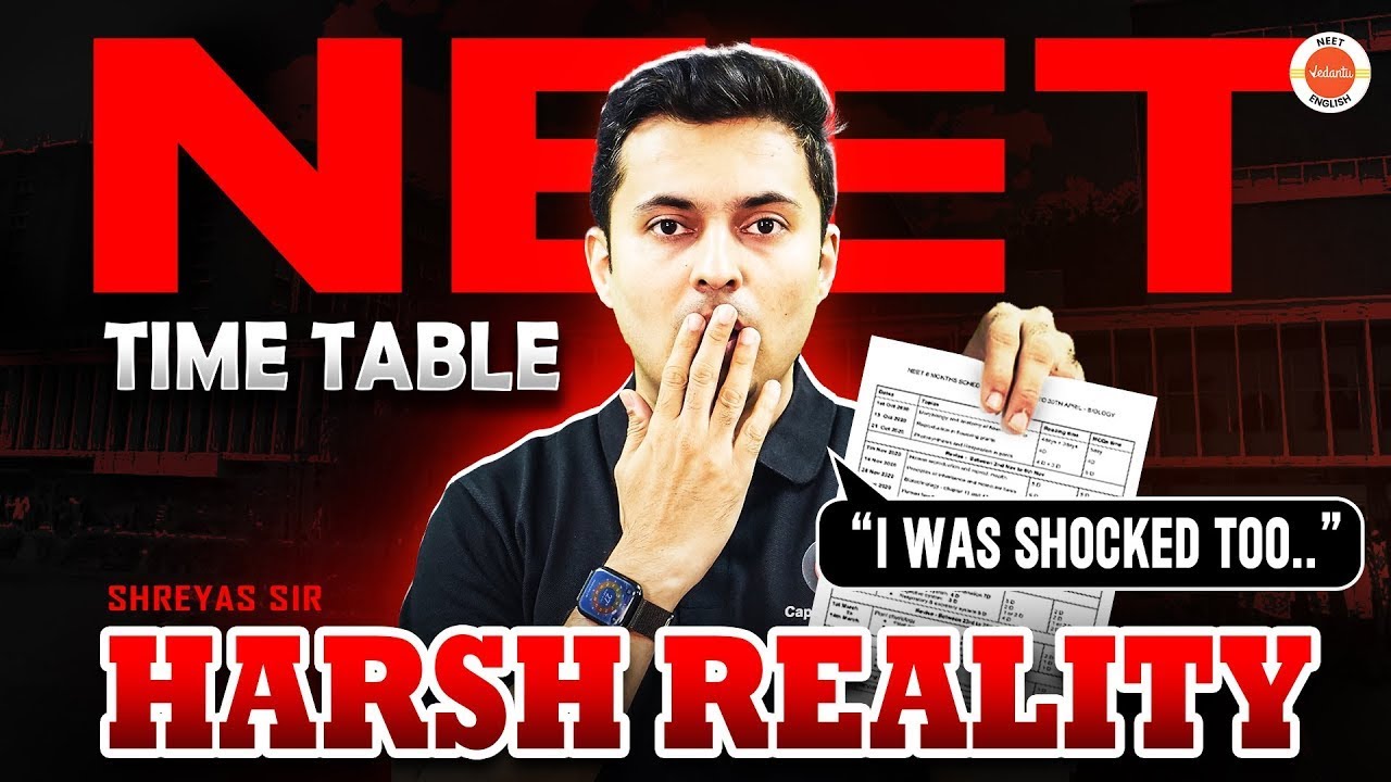 NEET 2026 & 2027 📅 Daily Routine Timetable for Every Serious Aspirant🔥Shreyas Sir