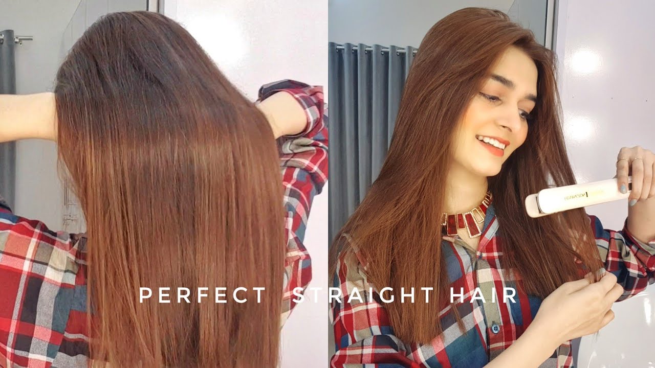 How To Straighten Your Hair With A Hair Straightner || Demo+Tips/Tricks || Dead Straight Hair