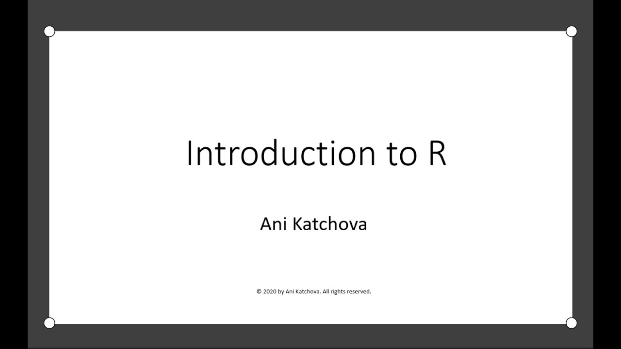 Introduction to R