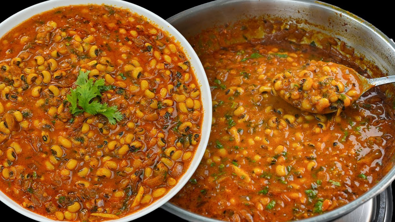 लोबिया के हेल्दी सब्ज़ी | Chowli ki sabzi | Lobiya Curry Recipe |Black eyed Peas Curry Kabitaskitchen