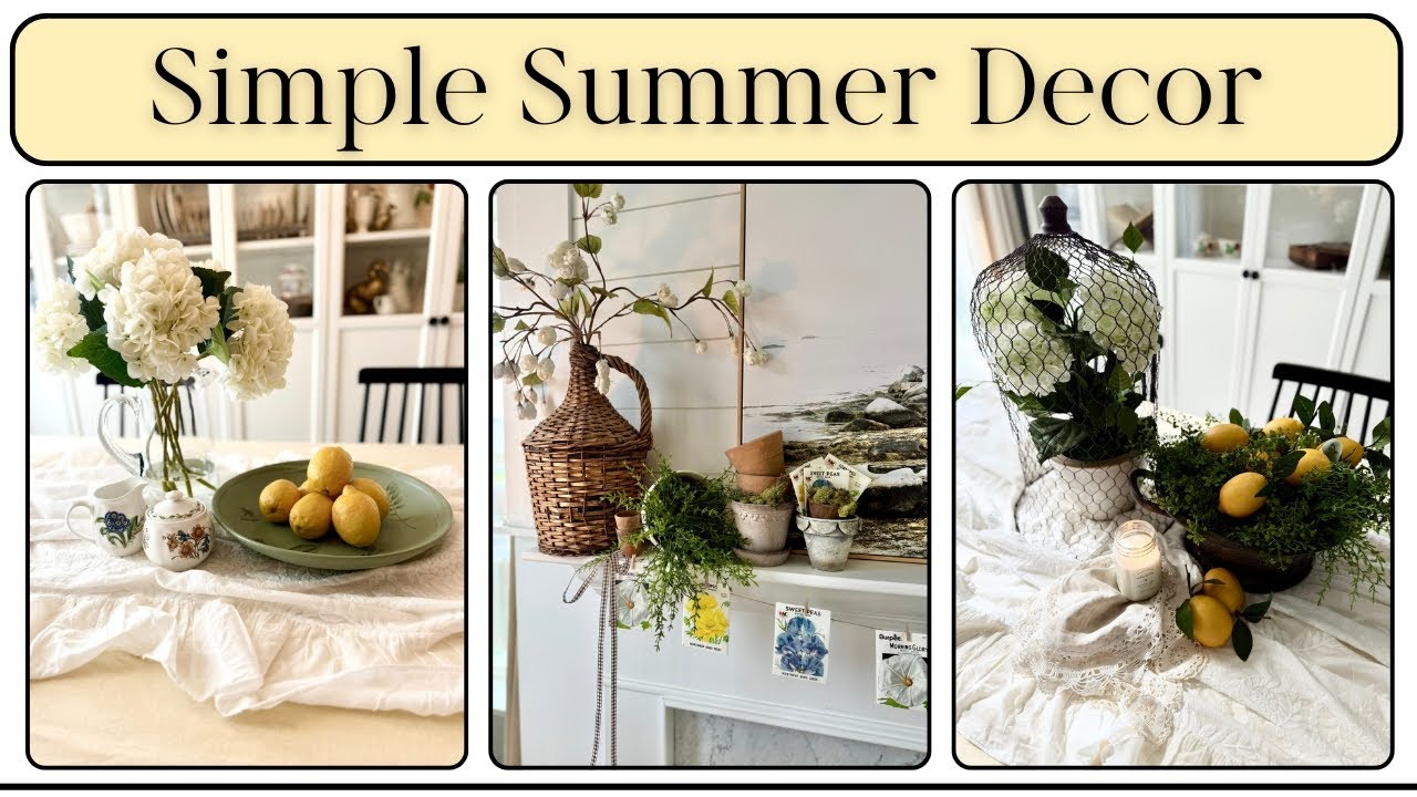 Early Summer Decorating Ideas | Budget Friendly Summer Styling Tips | Cottage Style Decor