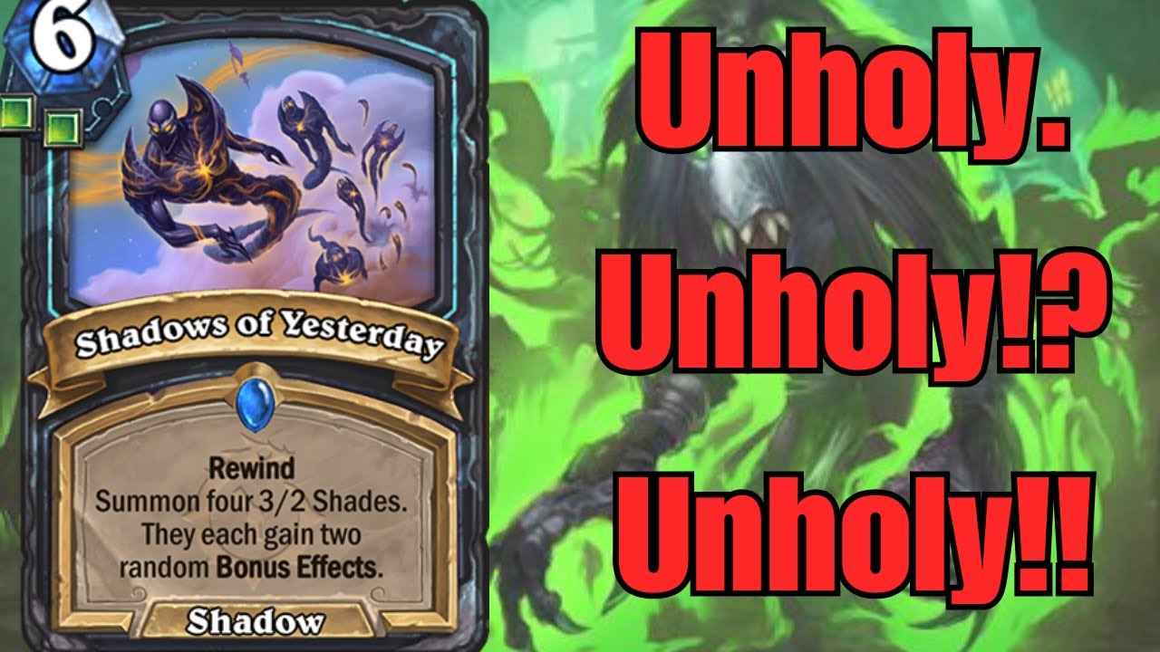 Climb the Hearthstone Ladder Quick with Triple Unholy Death Knight!