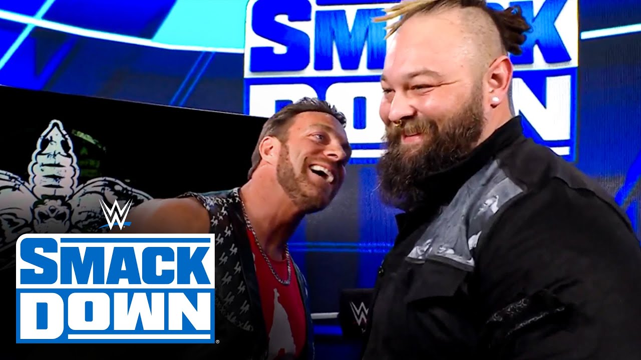 Брей Уайатт наносит удар головой Лос-Анджелесу Найту: SmackDown, 11 ноября 2022 г.