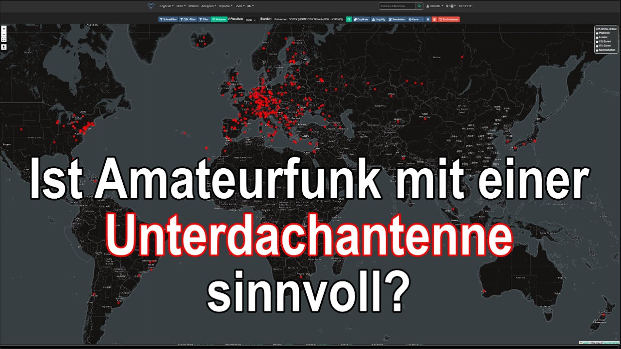 Ist Amateurfunk mit einer UNTERDACHANTENNE sinnvoll?