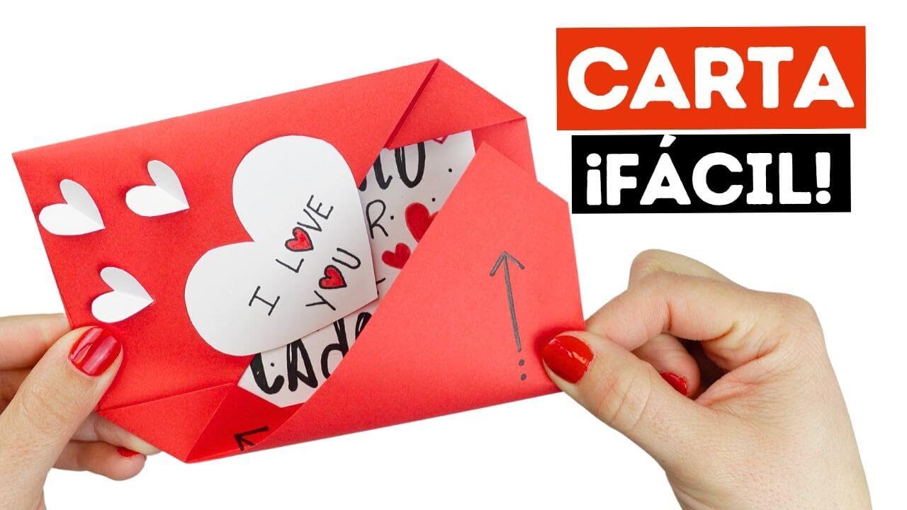 💌 C&oacute;mo hacer una carta de San Valent&iacute;n f&aacute;cil y creativa