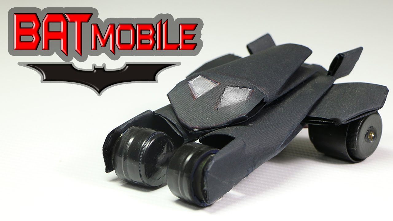 How To Make A Batman Car Out Of Paper - (Batmobile)