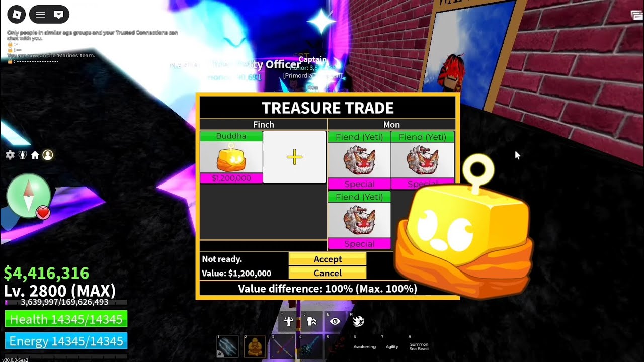 [Blox Fruits] Trading BUDDHA FRUIT And Rating Other players offers!!