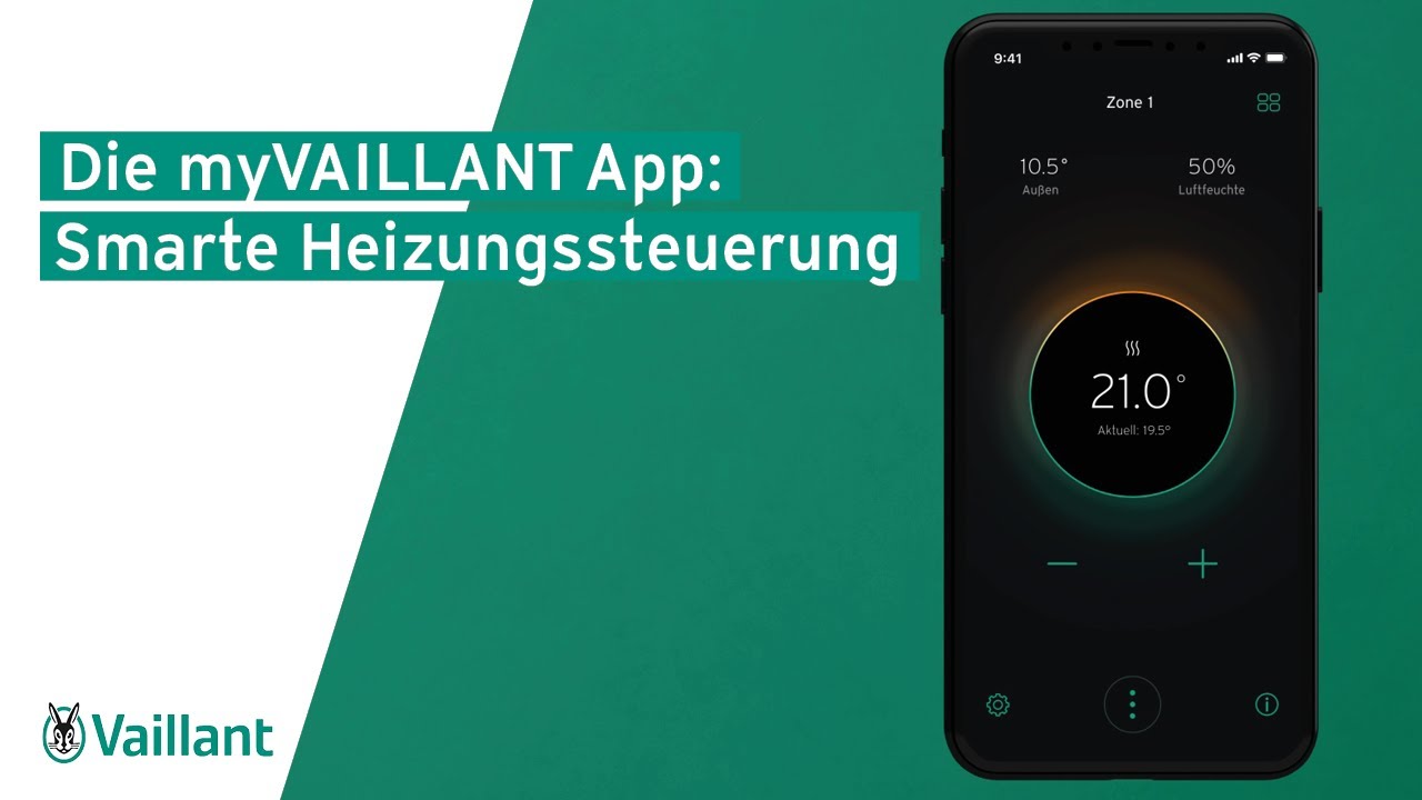 Die myVAILLANT App: Smarte Heizungssteuerung