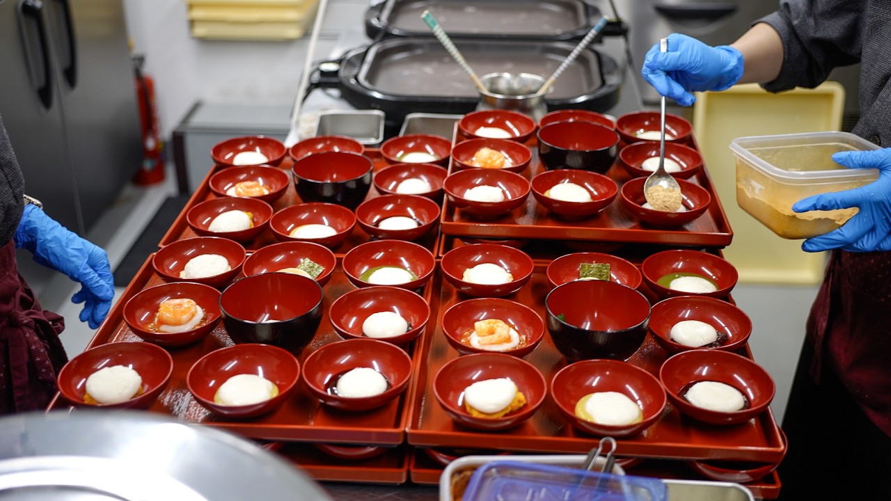 9つの味わいで楽しむ｢もち禅｣が話題！天ぷら･イクラ･雲丹トッピングできる和牛重やまぐろ重！奈良  Japan Nara Traditional Food Mochi Specialty Store