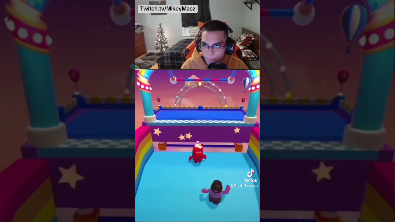 Fall guys and party animals had me stressin 😂 #funny #games #partyanimals #fallguys #twitch #shorts