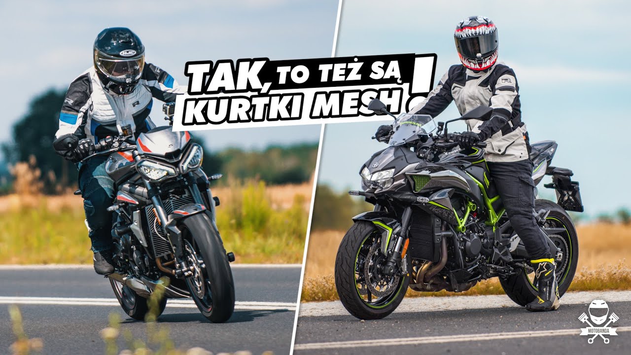 Mesh nie tylko na lato? Kurtki Richa dobre na motocykl naked i nie tylko!