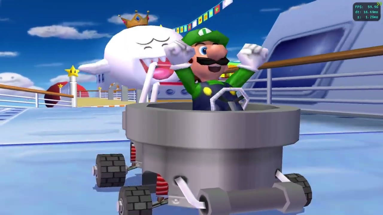 Mario Kart Double Dash!! King Boo & Luigi 100cc All Tour Cup! [HD & 60FPS]