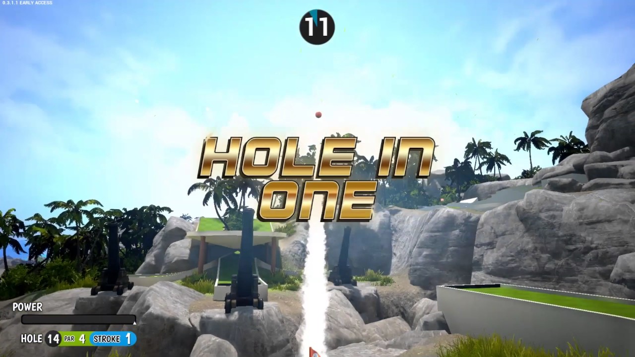 Tower Unite Mini Golf - Treasure Cove - All Possible Hole In One Holes (Except Hole 9)