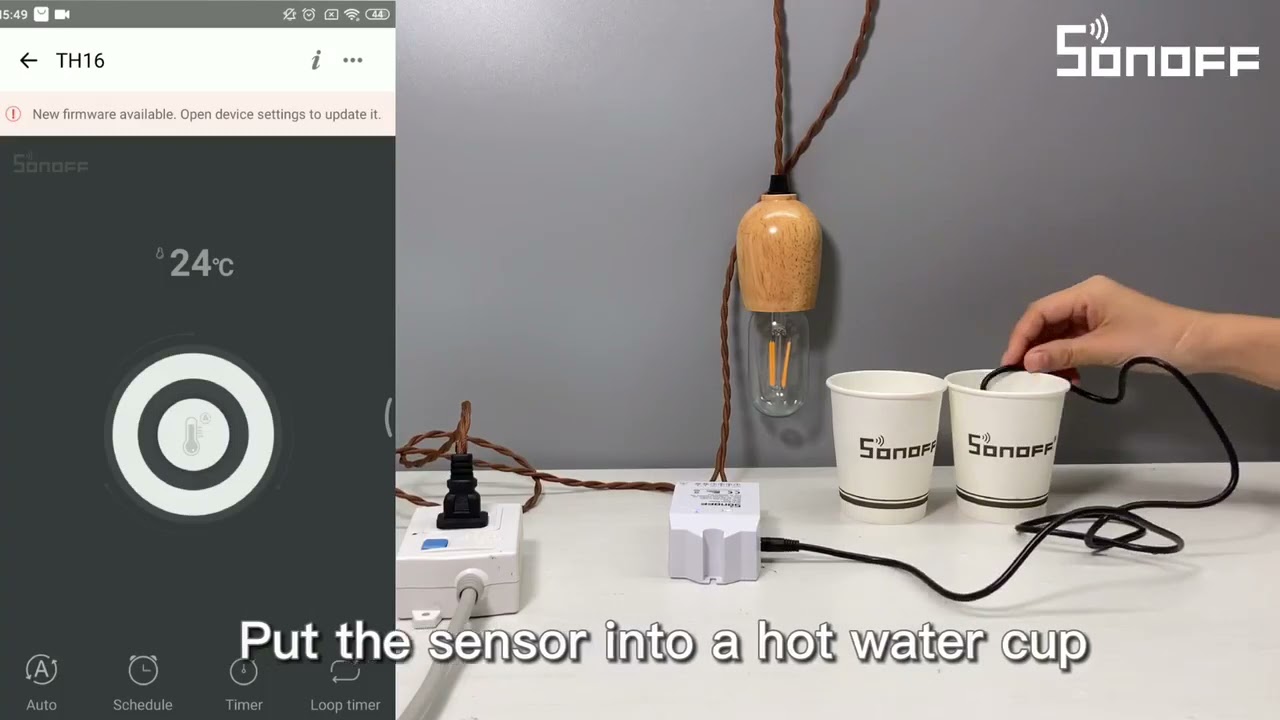 Sonoff TH16 Wifi Smart Wireless Switch Temperature And Humidity Sensor eWeLink -www.sonoff