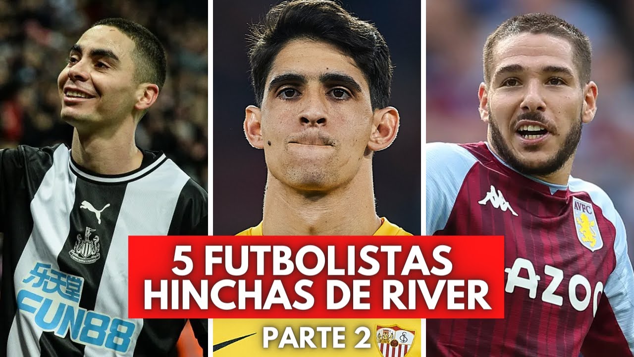 5 FUTBOLISTAS QUE NO SABÍAS QUE ERAN HINCHAS DE RIVER | Parte 2