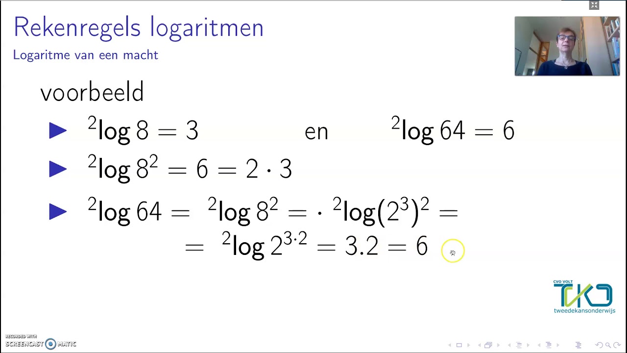 rekenregel logaritme deel 2