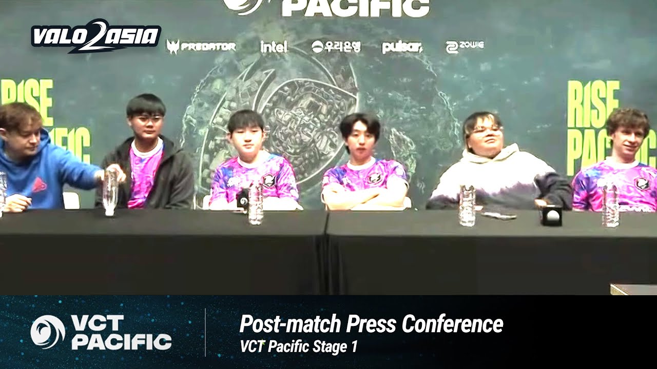Paper Rex (RRQ vs. PRX) 2025 VCT Pacific Stage 1 Post-Match Press Conference