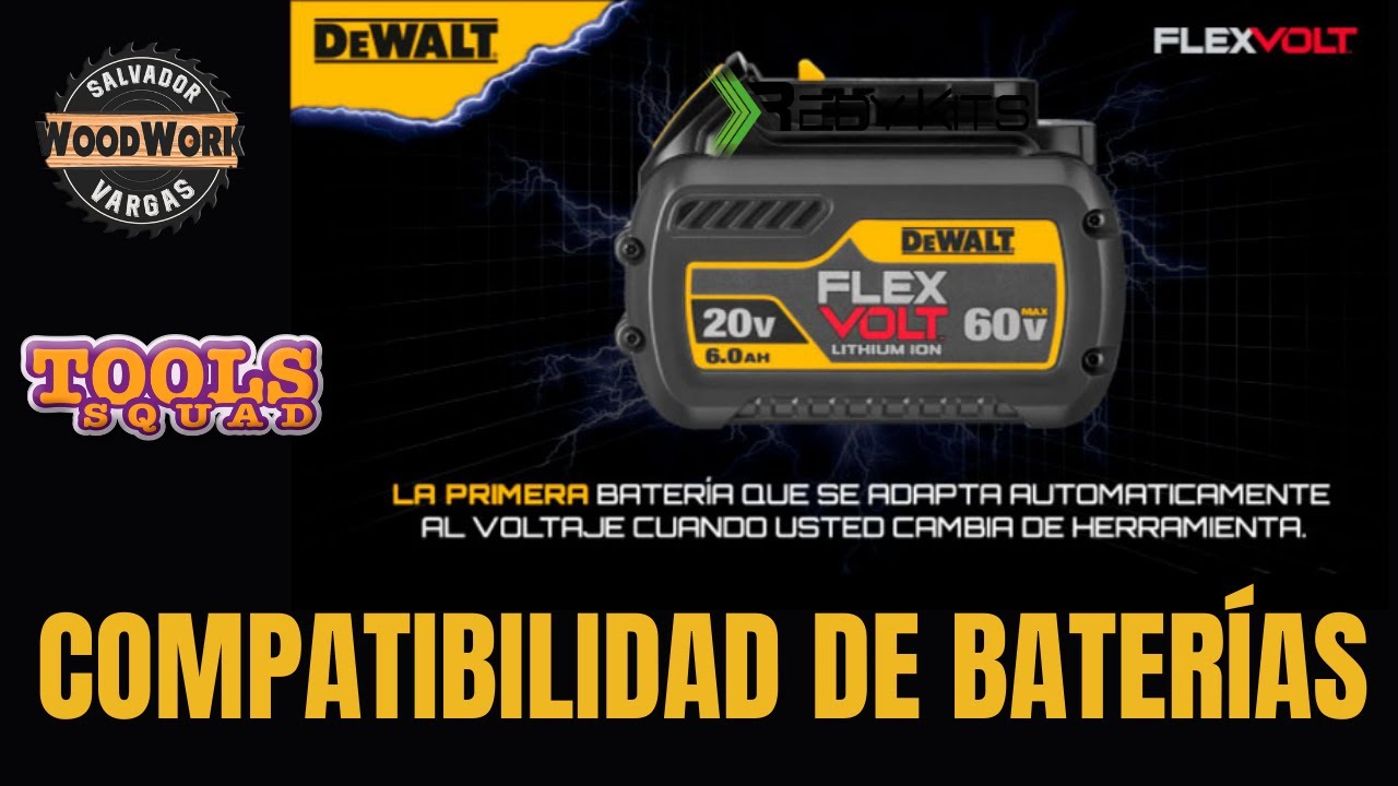 DEWALT Compatibilidad de baterías y cargadores#dewalt #flexvolt