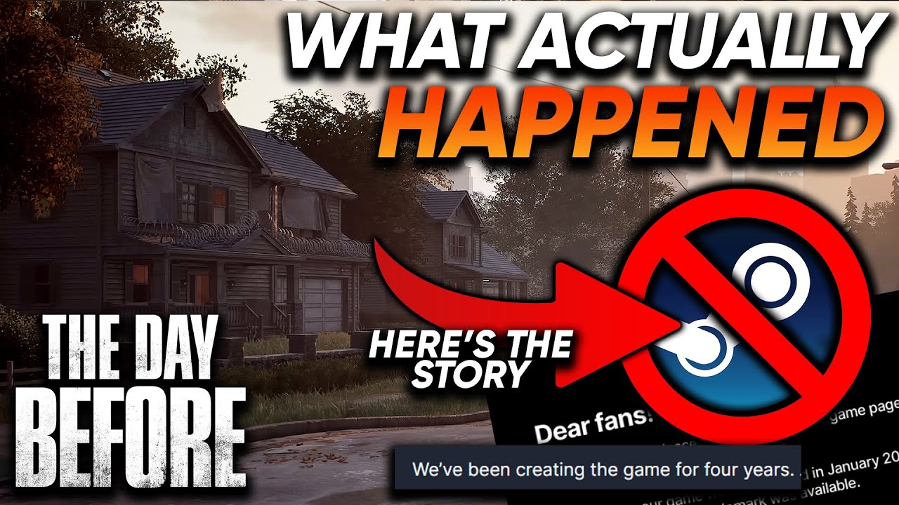 The Day Before REMOVED From Steam and POSTPONED | THE WHOLE STORY