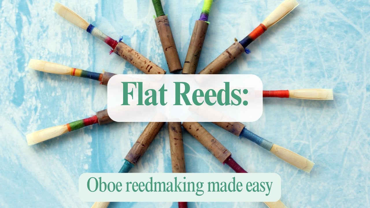 Fix your flat oboe reeds