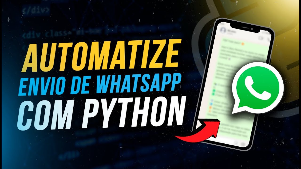Como automatizar envio de whatsapp em 2 linhas de código com Python
