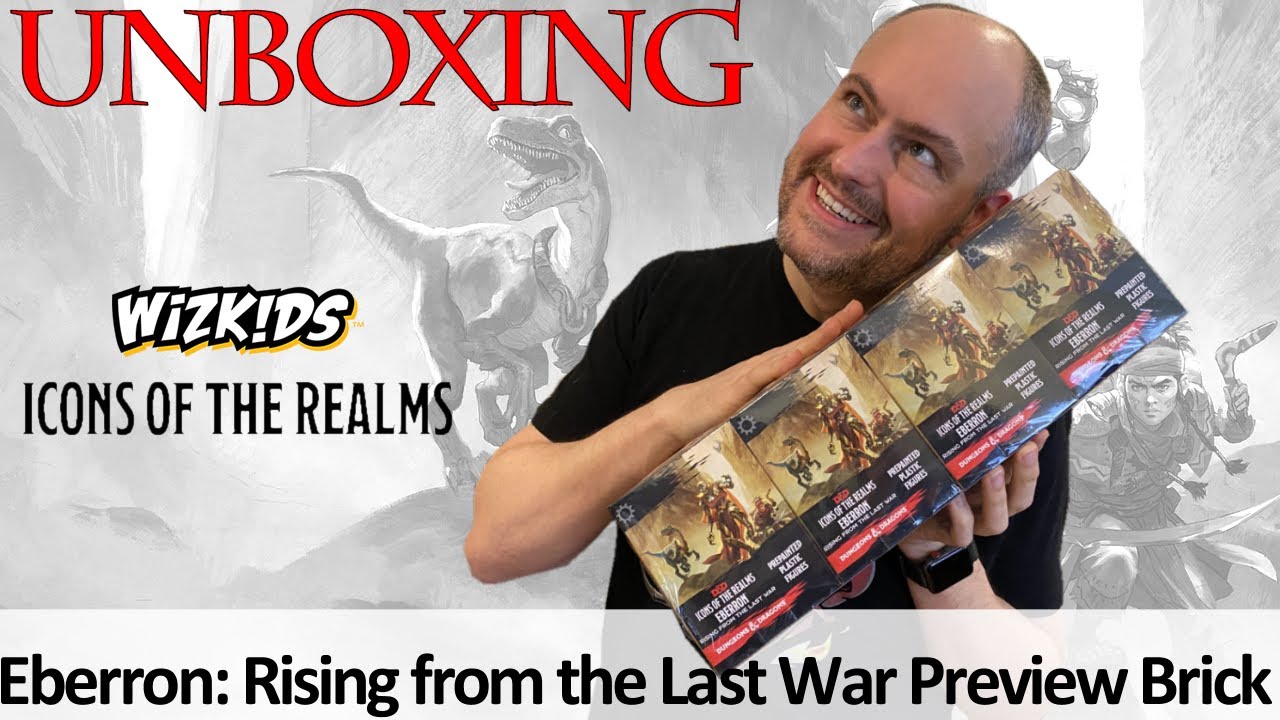PREVIEW: Unboxing Eberron: Rising from the Last War Brick - D&D Icons of the Realms Minis