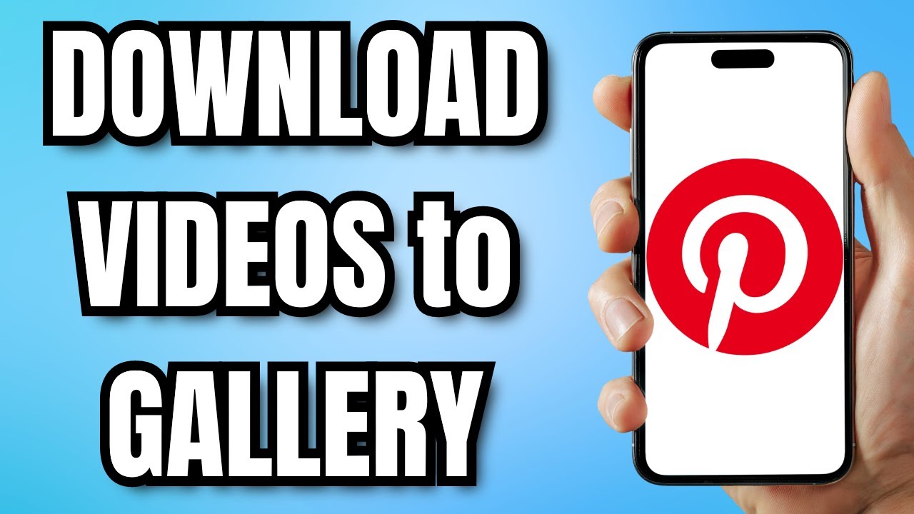 HOW to DOWNLOAD Pinterest VIDEOS to Your GALLERY