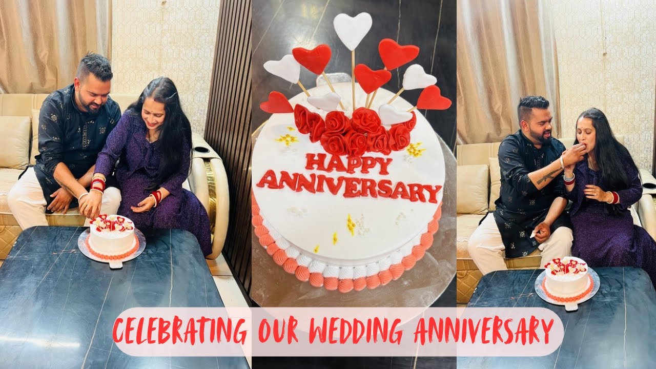 Celebrating Our 2nd Wedding Anniversary ❤️|| Socha nahi tha anniversary mai kuch aisa milega 🥹