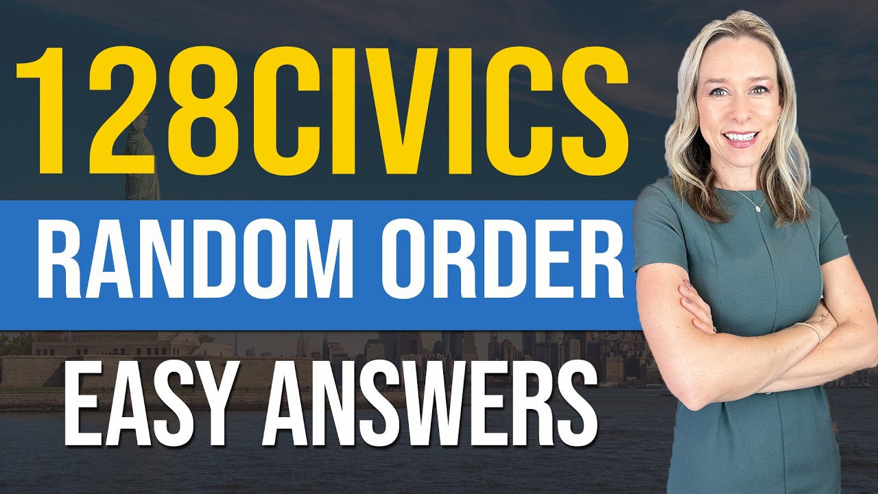 USCIS 128 Civics Questions and answers RANDOM Order v4 | 2025 version Civics Test | US Citizenship