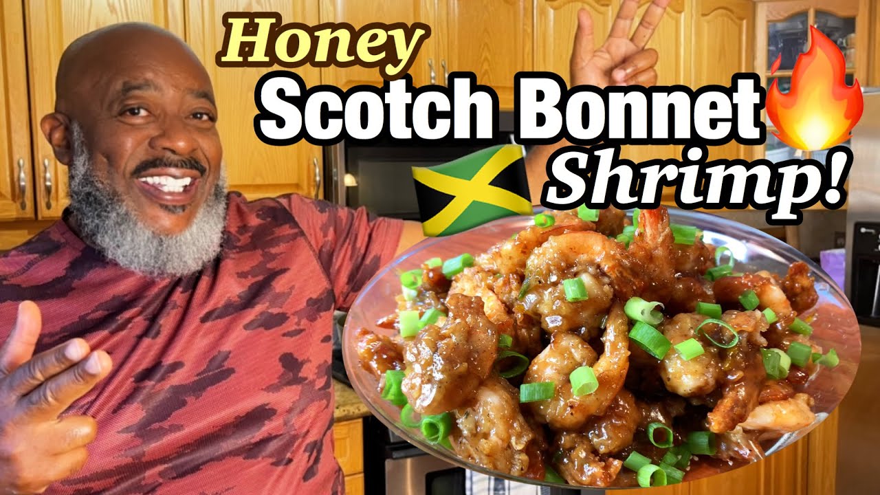 Honey Scotch Bonnet Shrimp