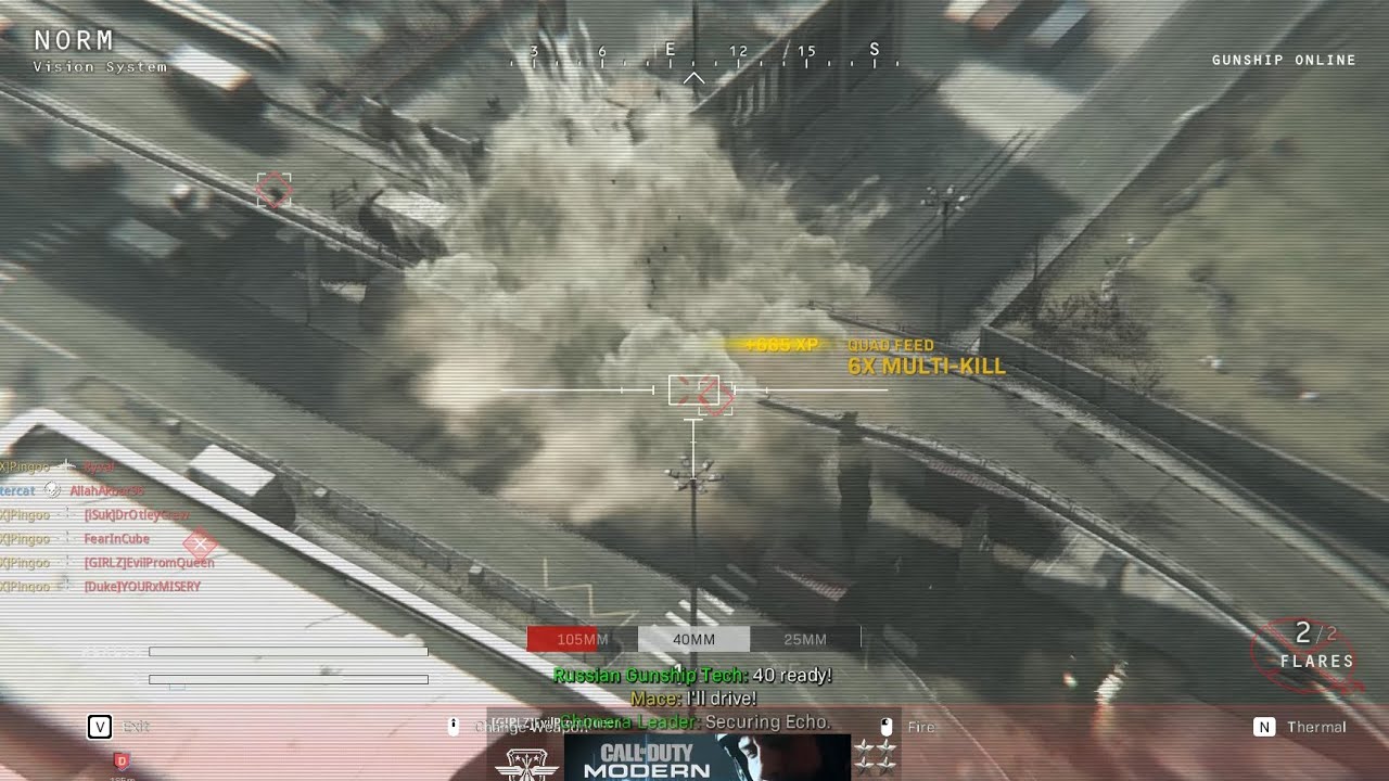 Modern Warfare: AC-130 (Gunship) Compilation