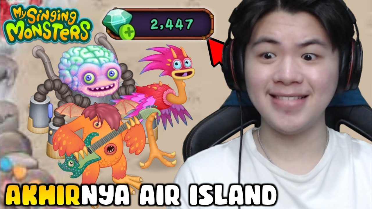 TOP UP 1 JUTAAN UNTUK MENYELESAIKAN AIR ISLAND!! | My Singing Monsters - Indonesia