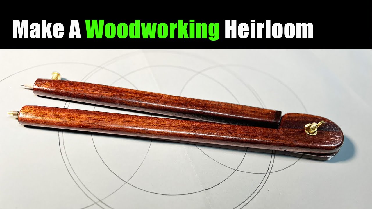 How To Make A Simple But Beautiful Woodworker's Compass