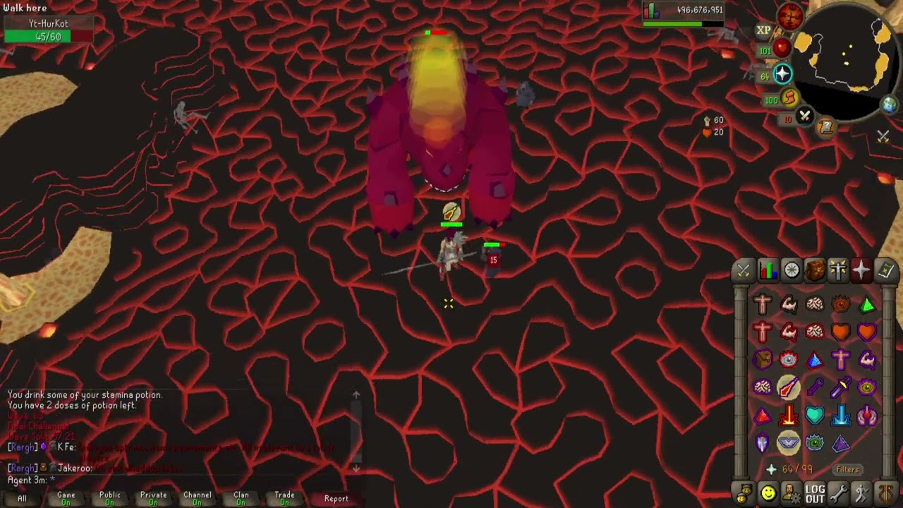 Osrs Facing Jad head on the Elite Combat Achievement