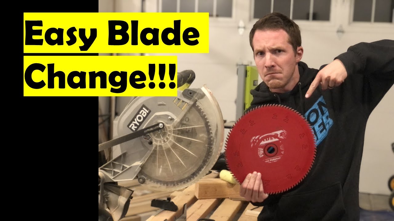 How to Change a Miter Saw Blade | Ryobi 12