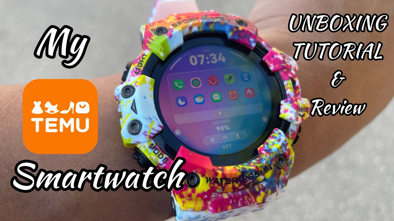 Tutorial on how this Model LC21 Tactical Smartwatch with flashlight works. UNBOXING &TEST/TEMU