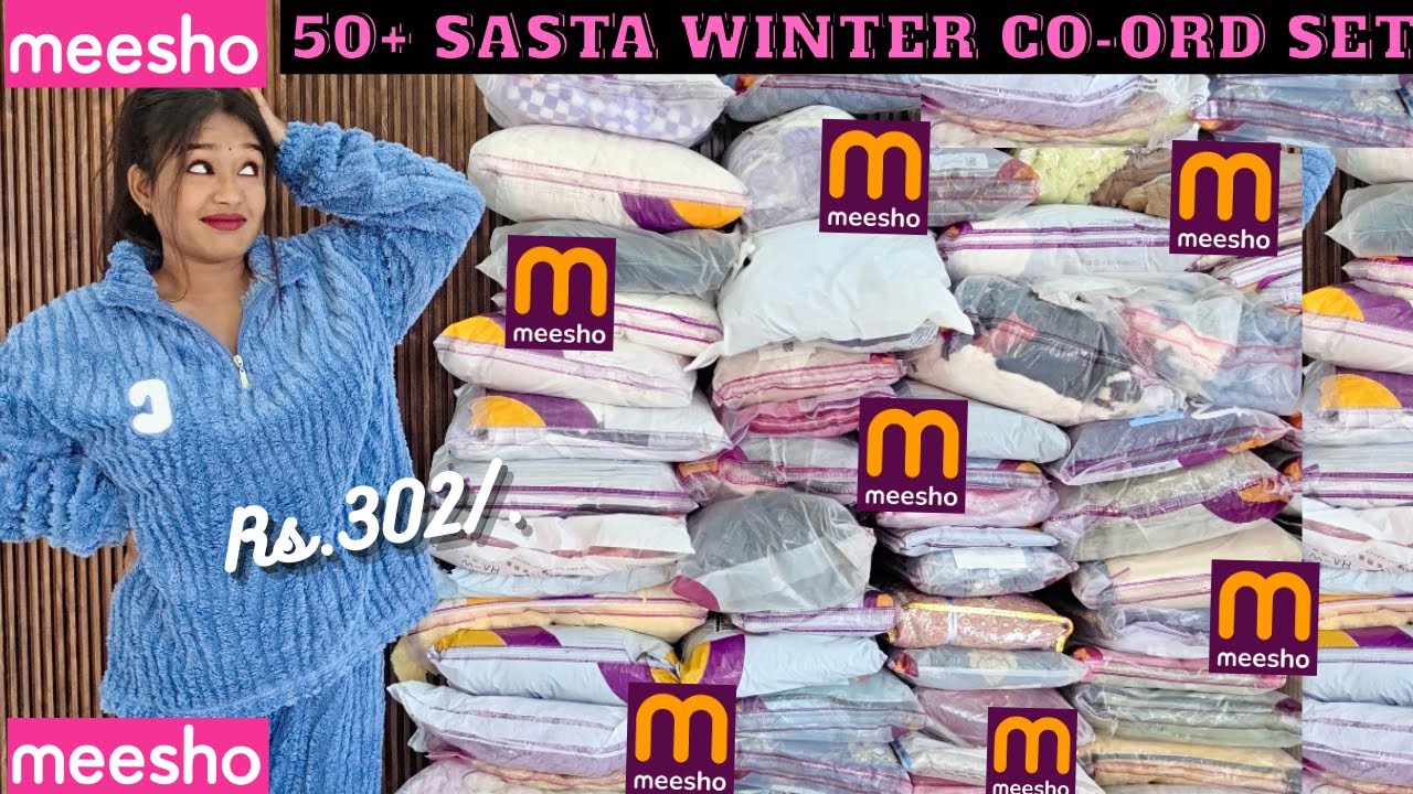 50+ Huge *Meesho* Sasta Winter Wear Haul😥 || Co-Ordt Set,Sweaters,Hoodie,Jacket🥰 || Starting🤣Rs.Only