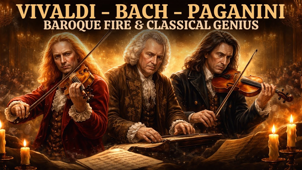 Vivaldi, Bach & Paganini | Baroque Fire & Classical Genius 🎻