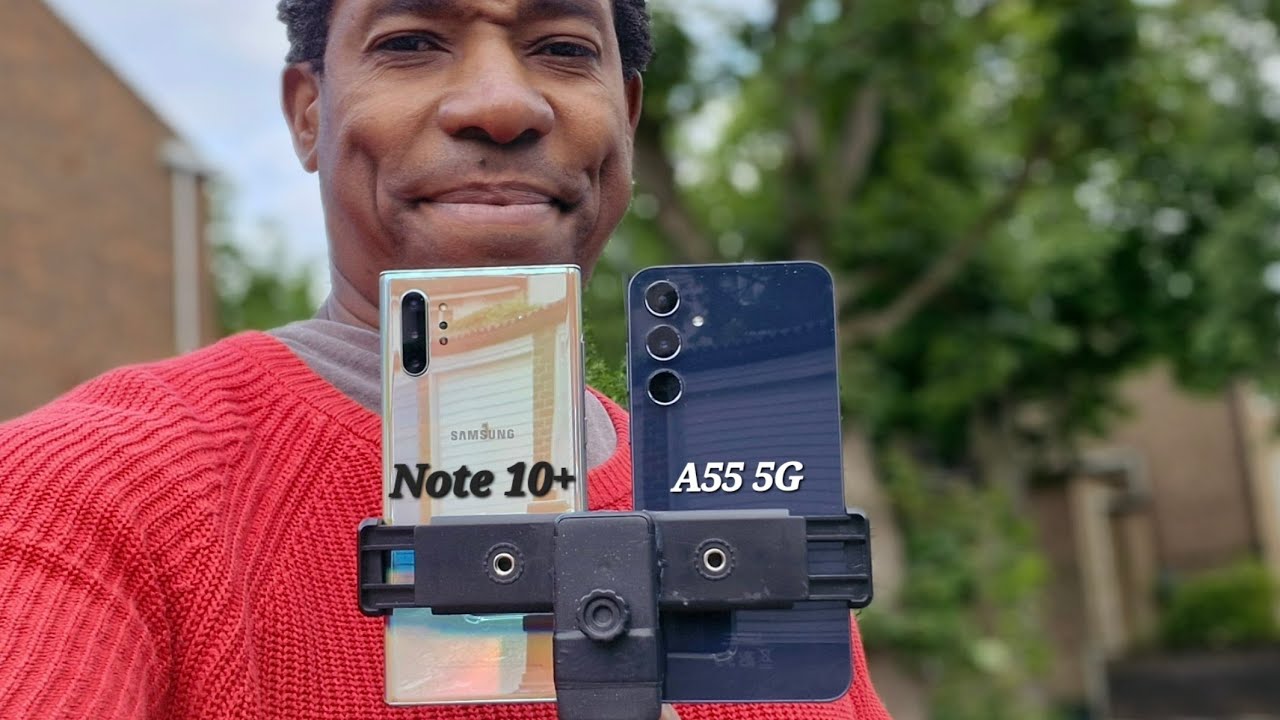Сравнение камер Galaxy A55 и Galaxy Note 10 Plus. Лучший новый смартфон среднего класса против ст...