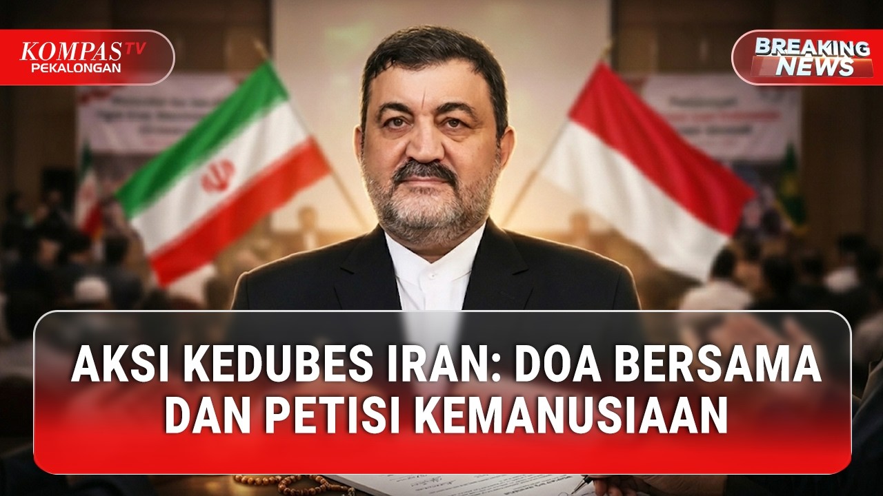 BREAKING NEWS - Doa Bersama dan Petisi Solidaritas di Kedubes Iran Respons Serangan AS-Israel