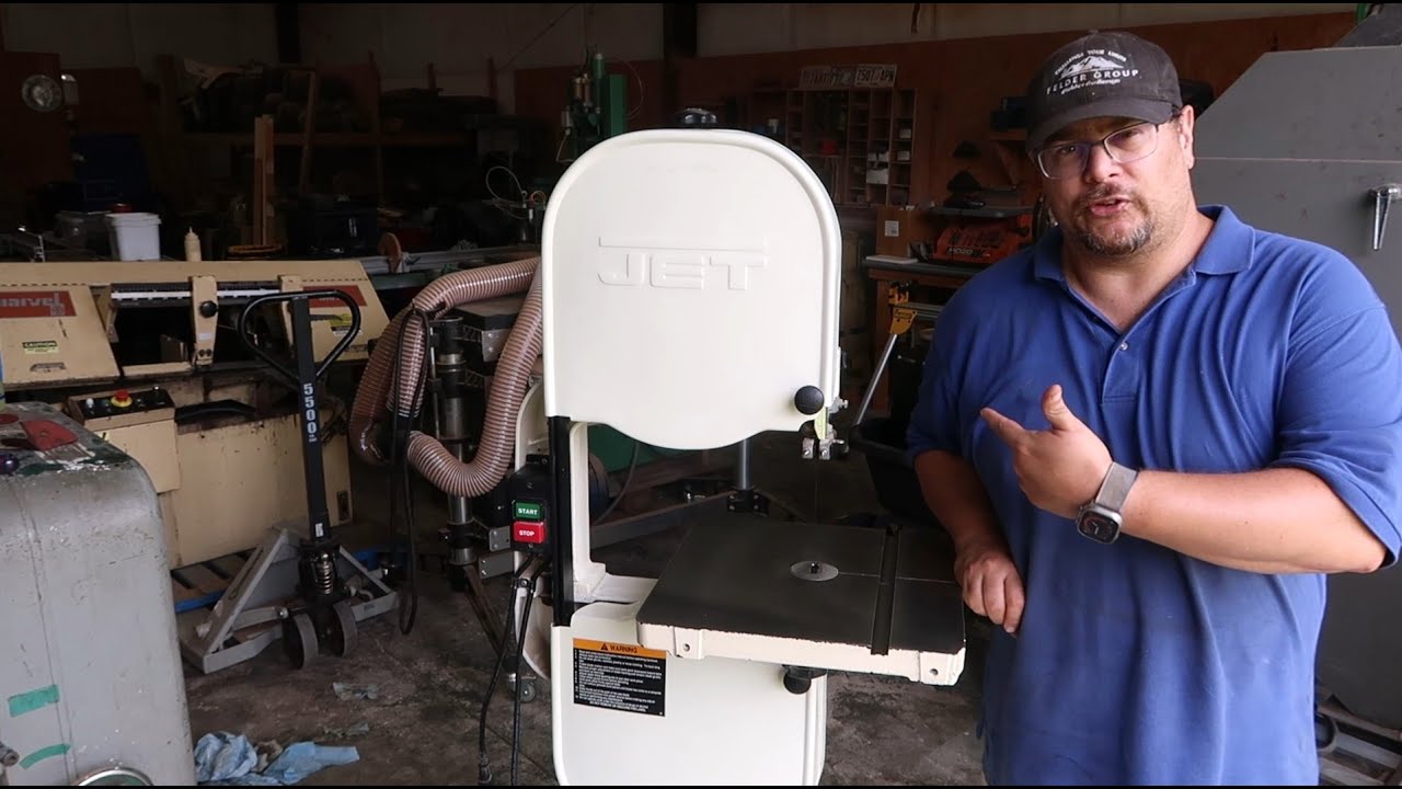 Another one found at an Auction - Jet 14 inch Bandsaw, does it run?