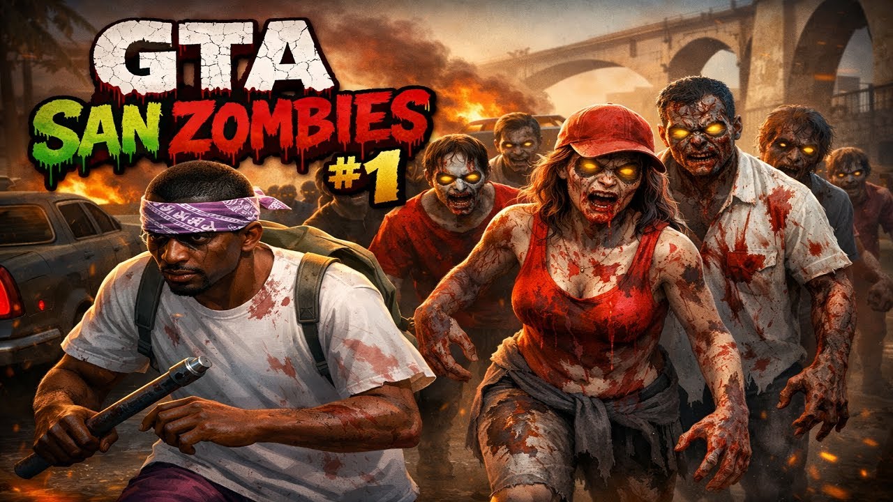 GTA SAN MOD ZOMBIE #1 TUDO CERTO MAS DANDO ERRADO.
