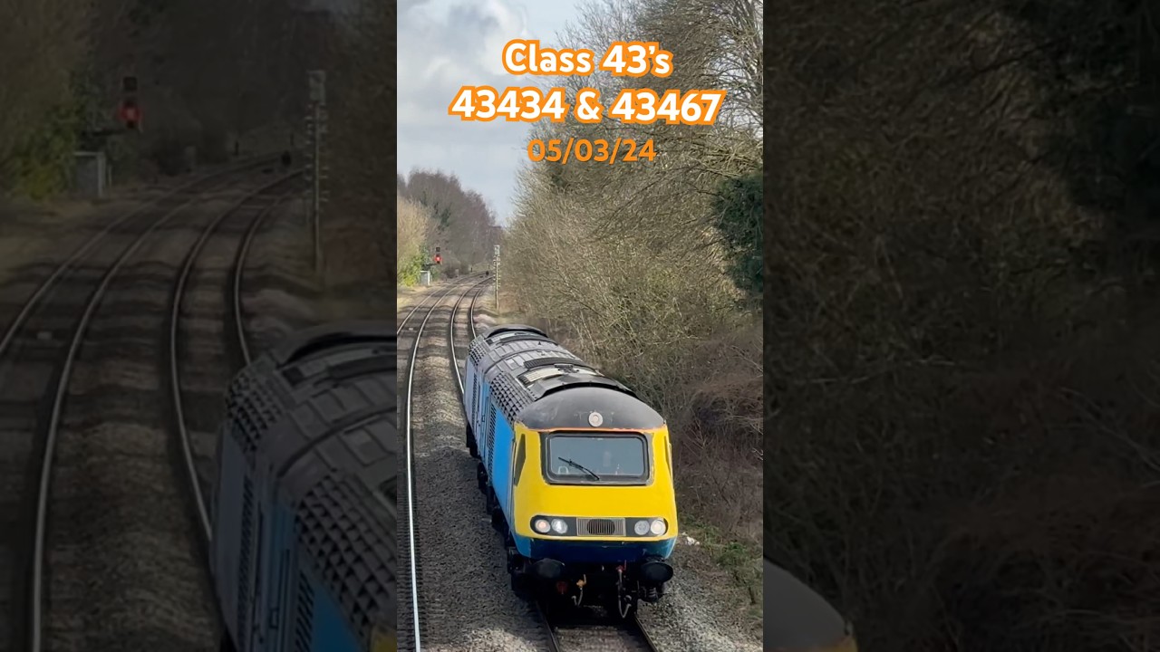 Rail adventure class 43 HST trains in test for there new life on the railway #trains #train #hst