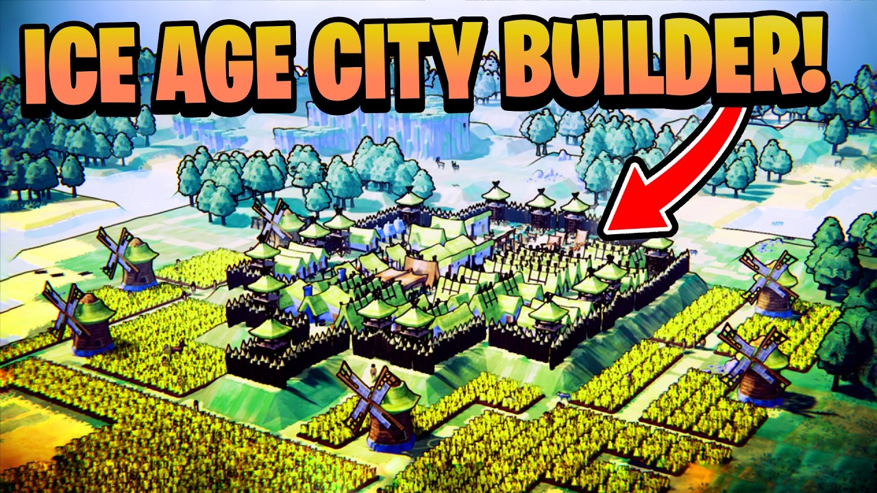I Built An ICE AGE FORTRESS From NOTHING in This NEW Colony Sim!